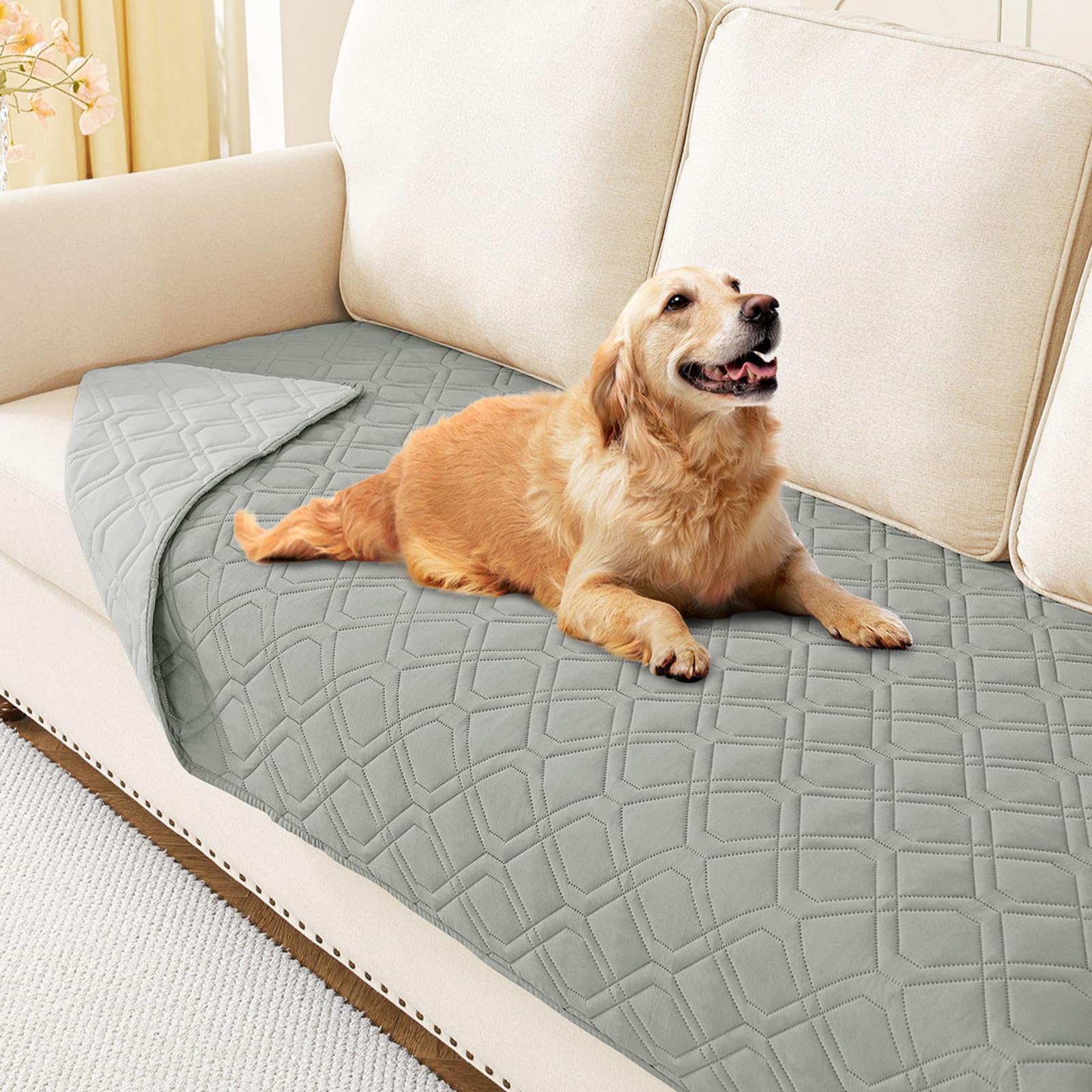 hyha Waterproof Dog Bed Blanket - Soft Pet Blanket & Sofa Cover for Dogs