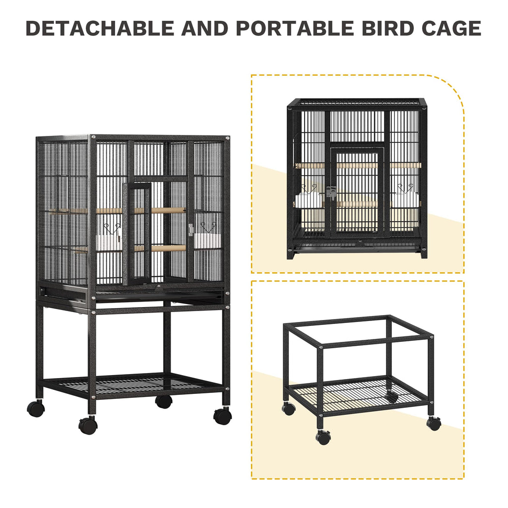 DWVO 41-inch Metal Bird Cage