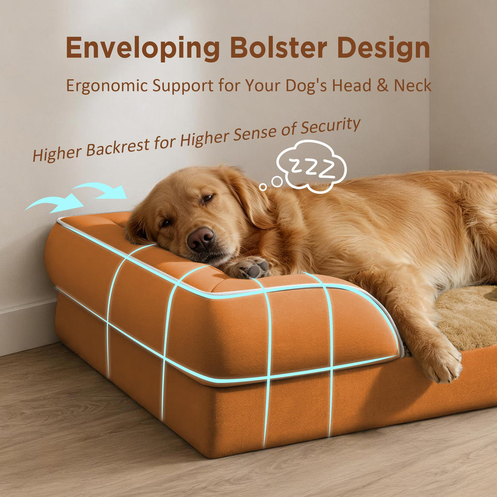 Comfort Expression Waterproof Orthopedic Dog Beds for Extra Large Dog