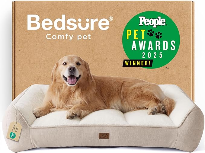 Bedsure SupportMax™ Extra Thick Orthopedic XL Dog Bed for Extra Large Dogs