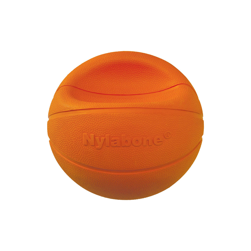 Nylabone Power Play Basketball Gripz Dog Play Toy, Medium