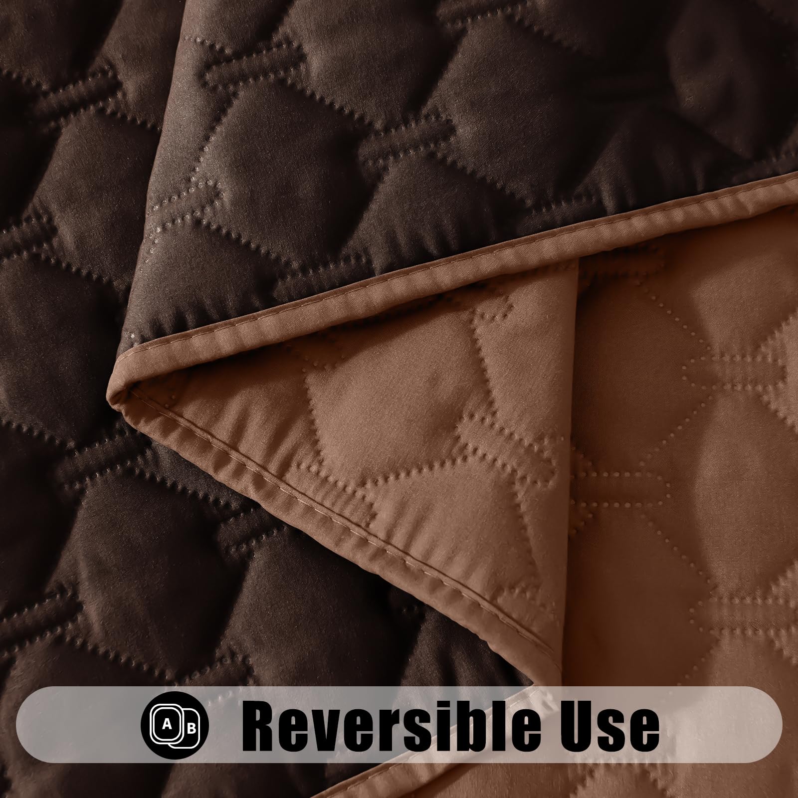 Smiry Waterproof Dog Bed Cover Blanket, Reversible Pet Blanket