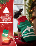 Dog Christmas Sweater, Soft Warm Pet Clothes Coat for Small Medium Large Dogs and Cats Boy Girl, Fall Cozy Holiday Turtleneck Knitting Collar Pullover Pup Outfit Costume for Thanksgiving New Year