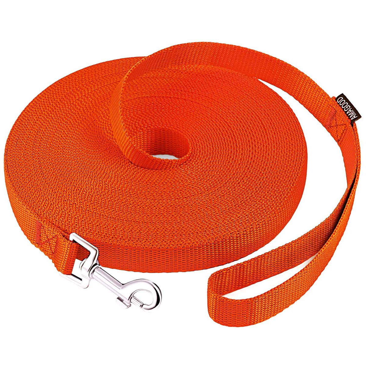 AmaGood Dog Leashes for Small Medium Large Dogs,15 ft 20 ft 30 ft 50 ft Long Dog Leashes for Dog Training,Tie Out,Play,Safety,Camping (20 feet, Black)