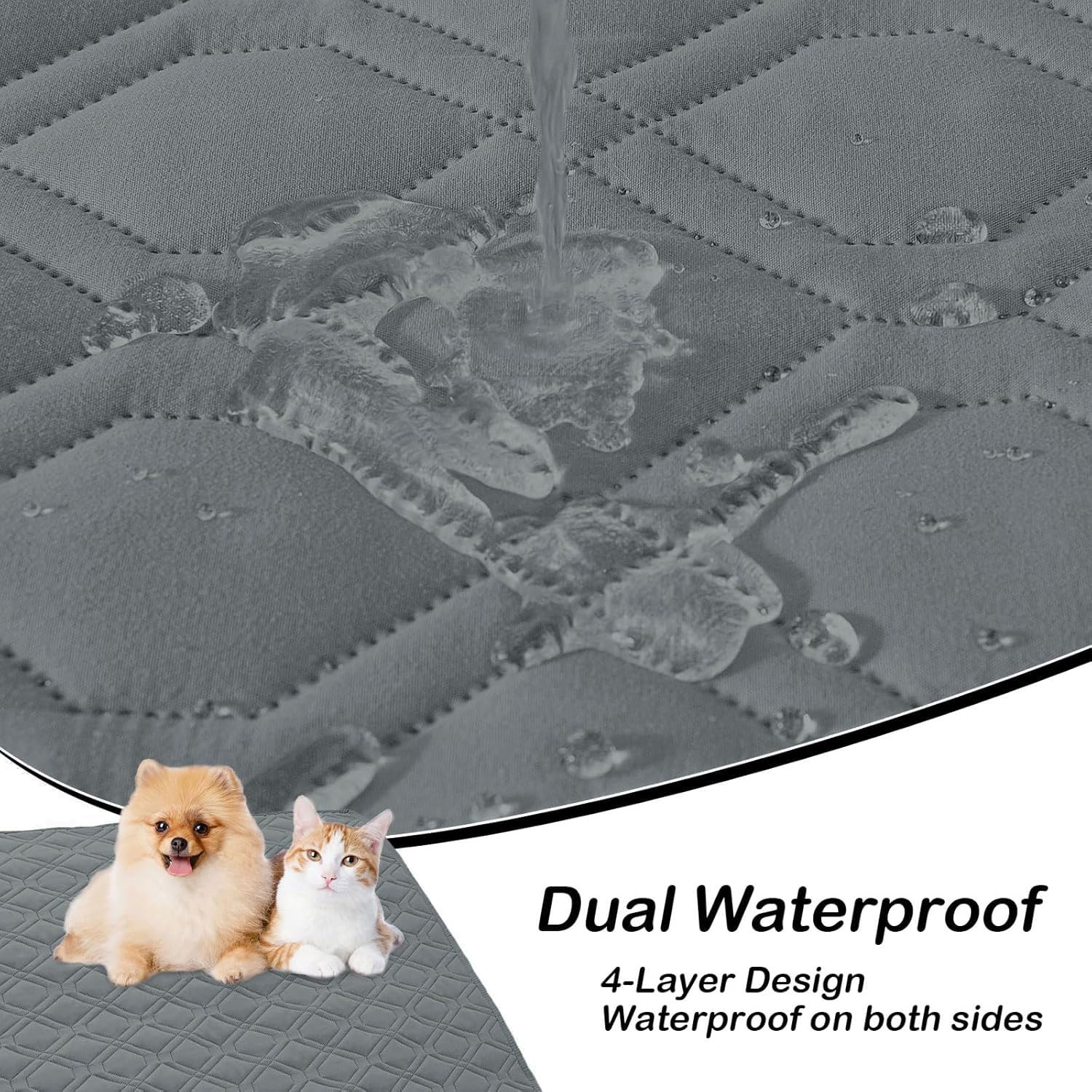 hyha Waterproof Dog Bed Blanket - Soft Pet Blanket & Sofa Cover for Dogs