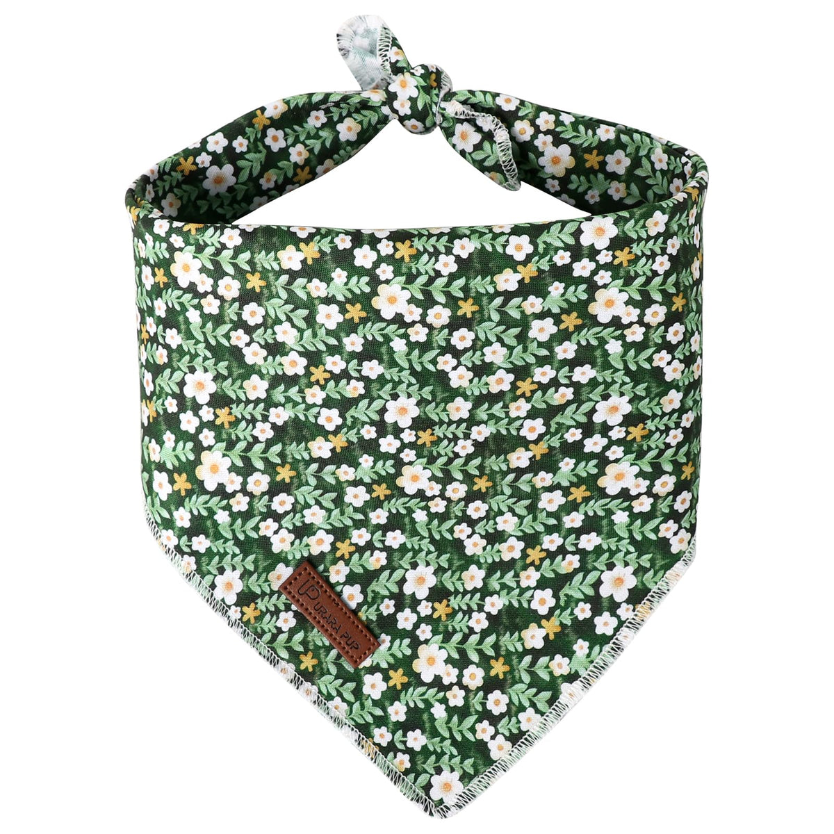UP URARA PUP Valentine Dog Bandana - Pink Heart Triangle Bib Scarf for Small Medium Pets, Cotton Kerchief for Girl Boy Dogs or Cats, Red Puppy Bandana