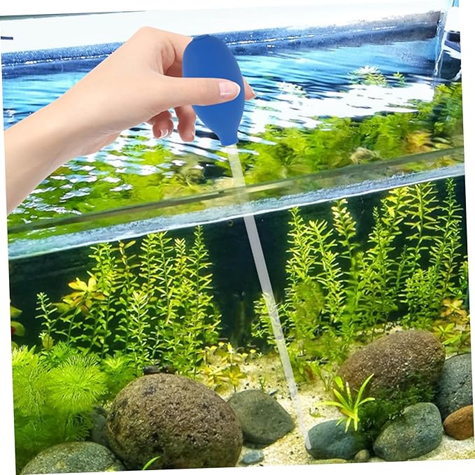 Abaodam Portable Coral Feeder and Water Changer Tool for Fish Tank Easy Use Aquarium Cleaning and Maintenance Device Lightweight Siphon Pump for Healthy Aquarium Ecosystem