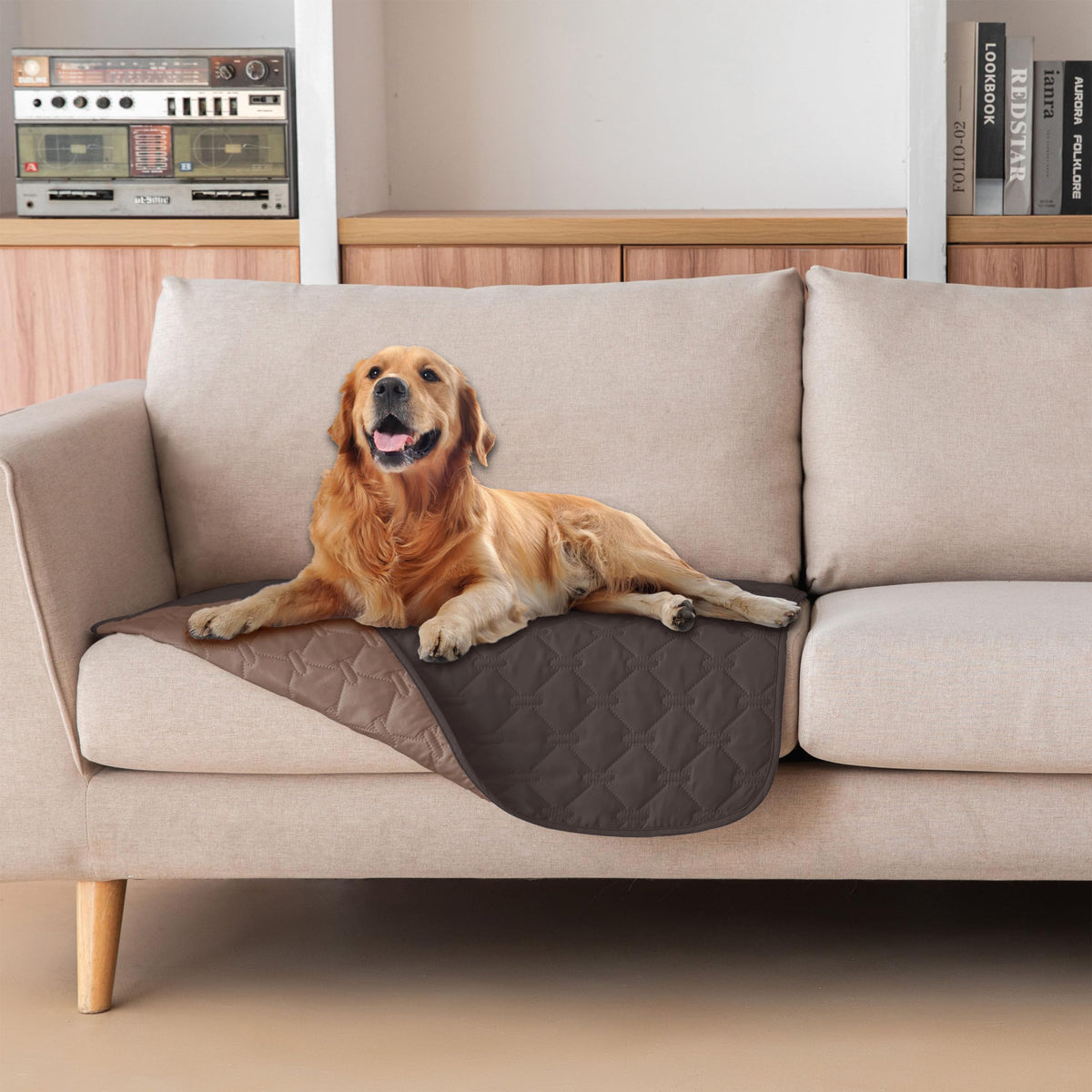 gogobunny Waterproof Armchair Covers for Pets, Anti Hair and Easy Care