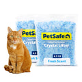 PetSafe ScoopFree Premium Crystal Litter, Fresh Scent, 4.3 Lb Bag, 2 Pack