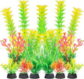 AQUANEAT Artificial Fish Tank Plants, Aquarium Decorations, 10pcs