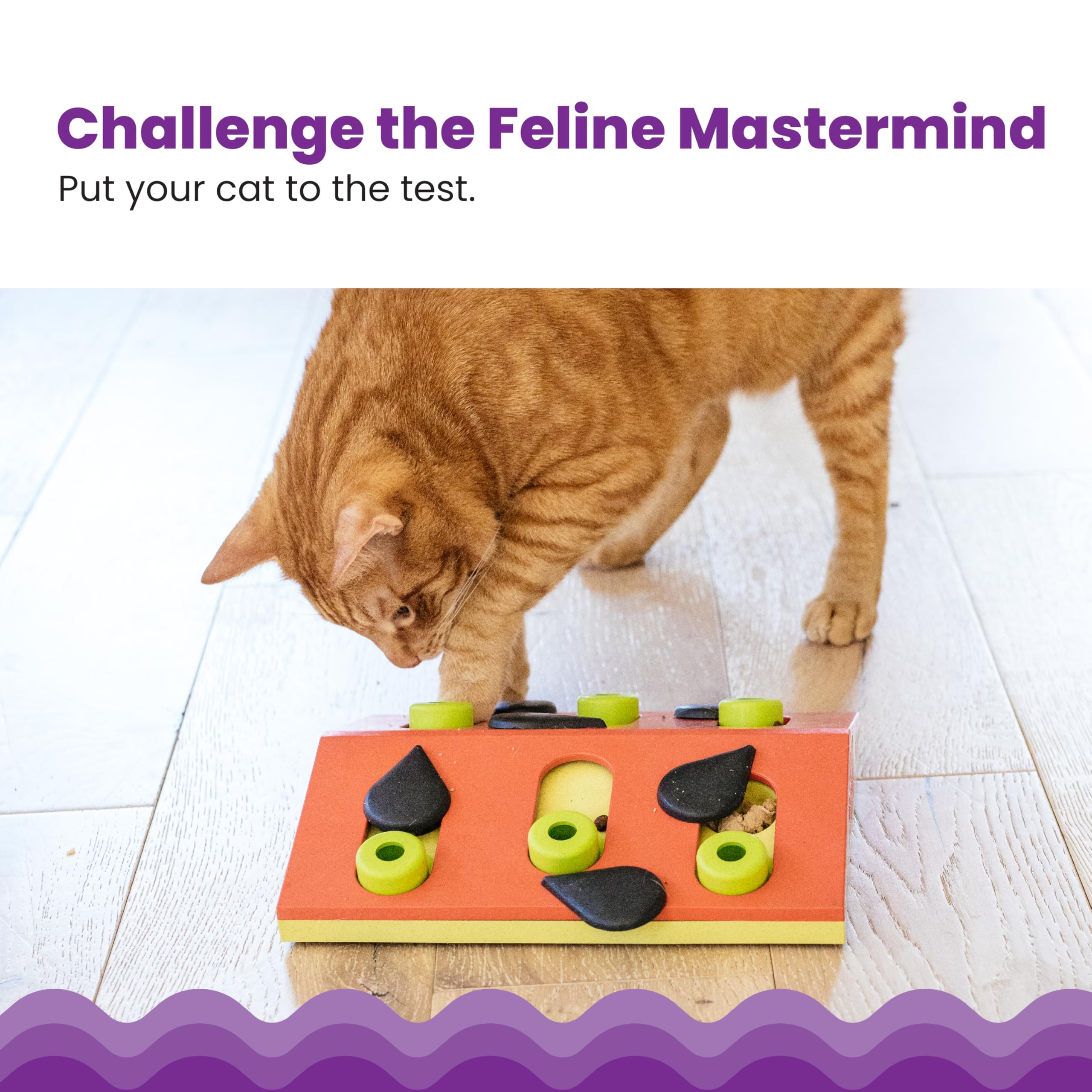 Catstages Nina Ottosson Melon Madness Puzzle & Play Cat Toy, 10.6"