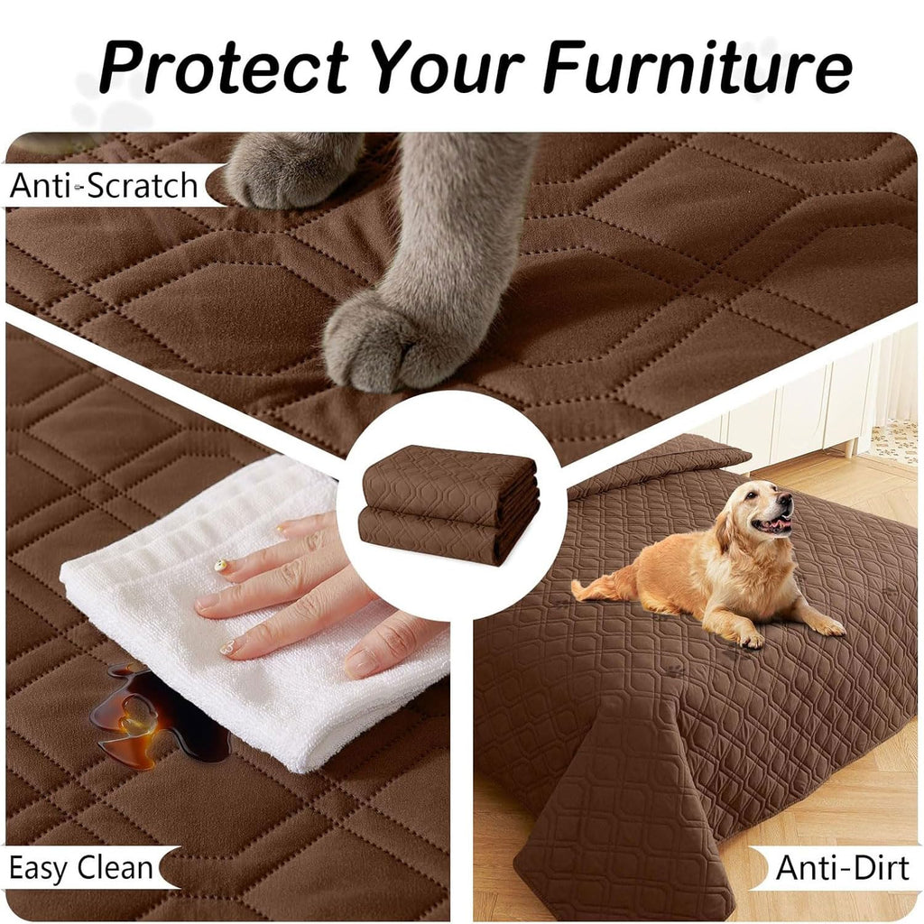 hyha Waterproof Dog Bed Blanket - Soft Pet Blanket & Sofa Cover for Dogs