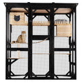 Catio Outdoor Cat Enclosure Window Access Walk-in Indoor Cat Cage Patio 71"