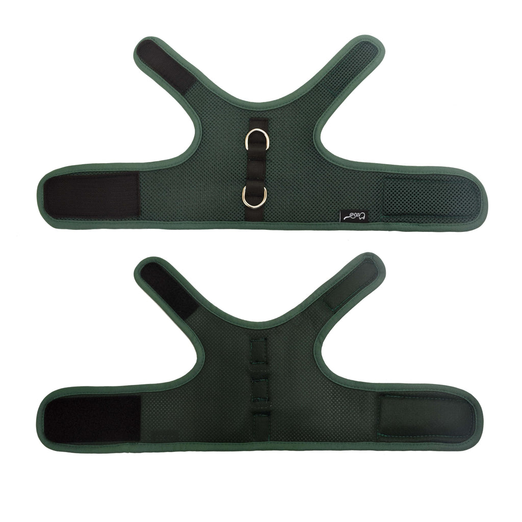 Cat Harness and Leash Set for Walking Escape Proof, Green, Medium