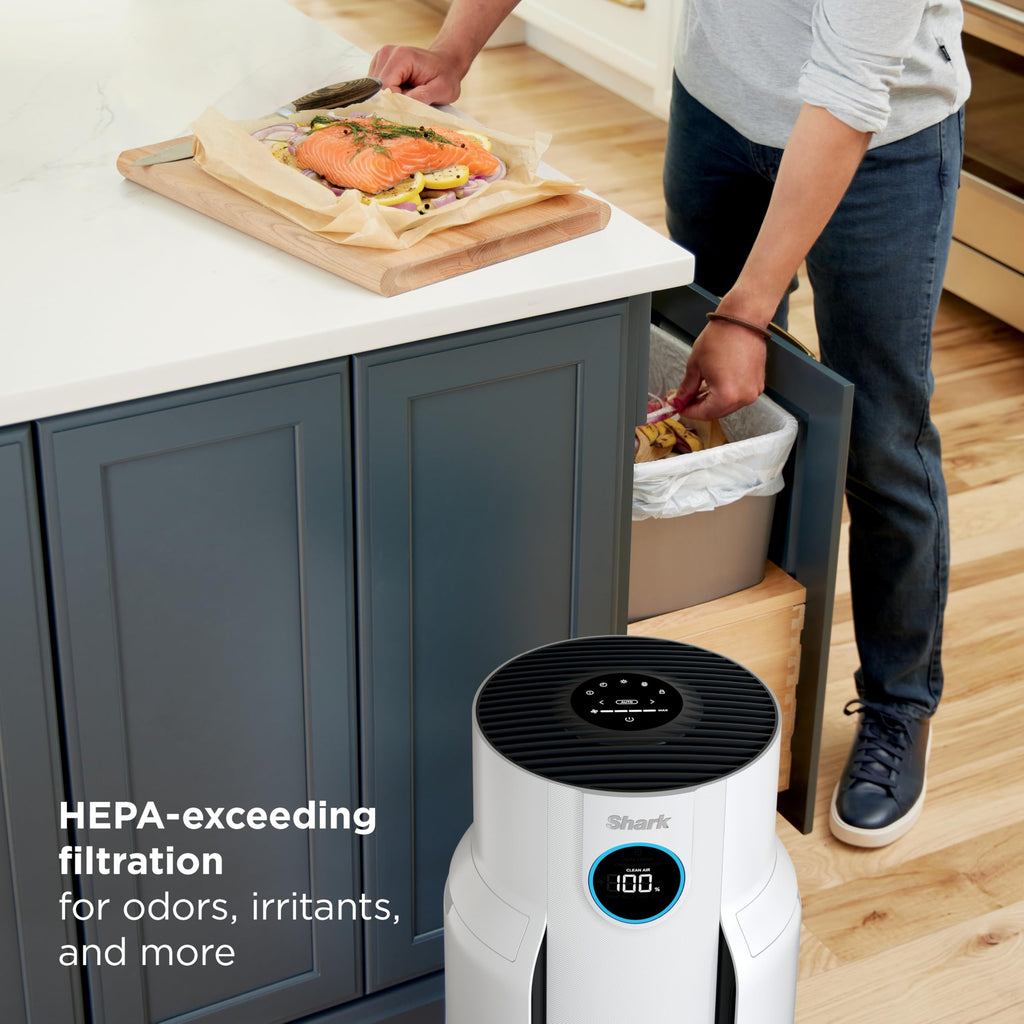 Shark NeverChange Air Purifier, HP153, White