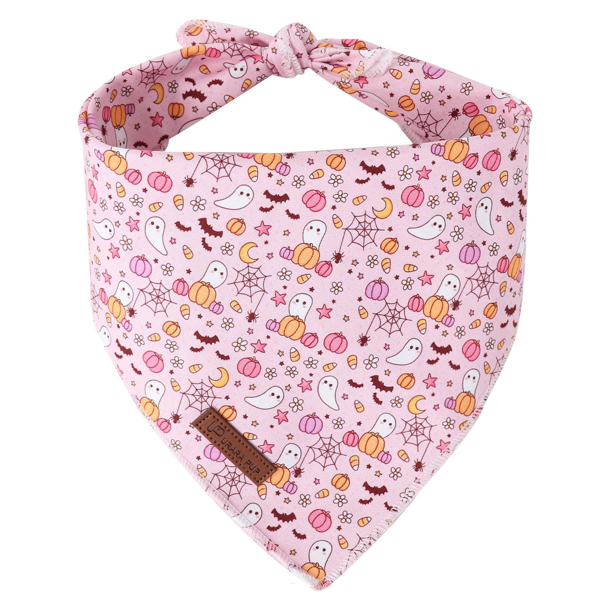 UP URARA PUP Valentine Dog Bandana - Pink Heart Triangle Bib Scarf for Small Medium Pets, Cotton Kerchief for Girl Boy Dogs or Cats, Red Puppy Bandana