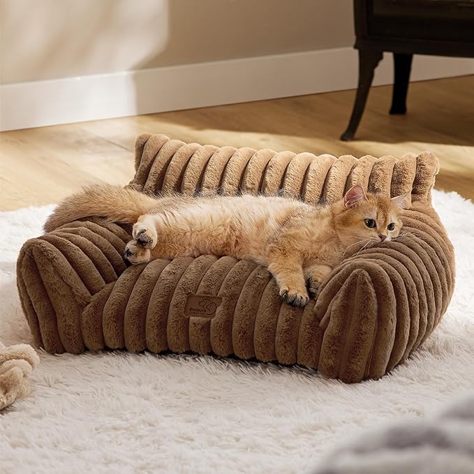 Bedsure ComfyFleece™ Shown on TV Cute Dog Couch for Medium Dogs
