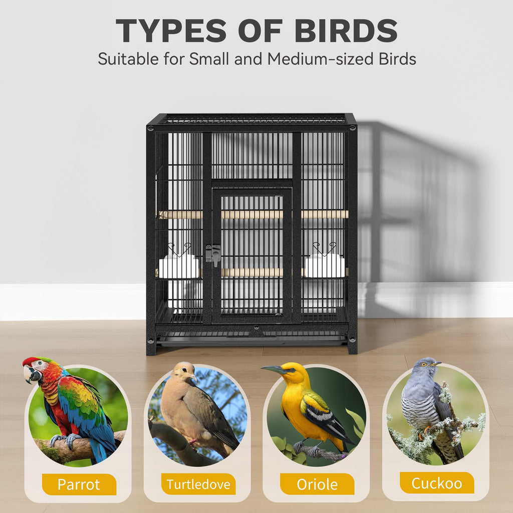 DWVO 41-inch Metal Bird Cage