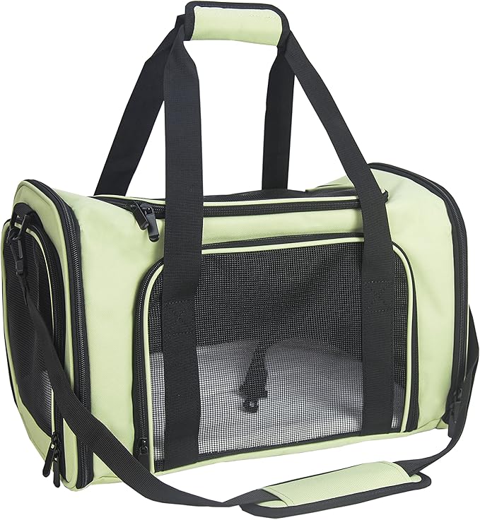 NextFri Soft-Sided Pet Carrier for Cats Small Dogs of 15 Lbs Medium Purple