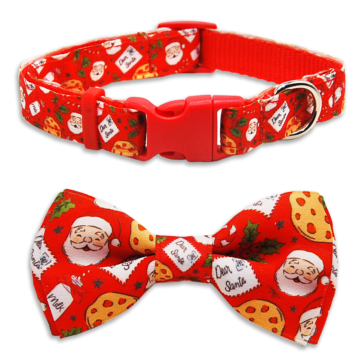 Halloween Dog Bow Tie Collar, Holiday Candy Corn Collar for Large Medium Small Dog Pets Puppies