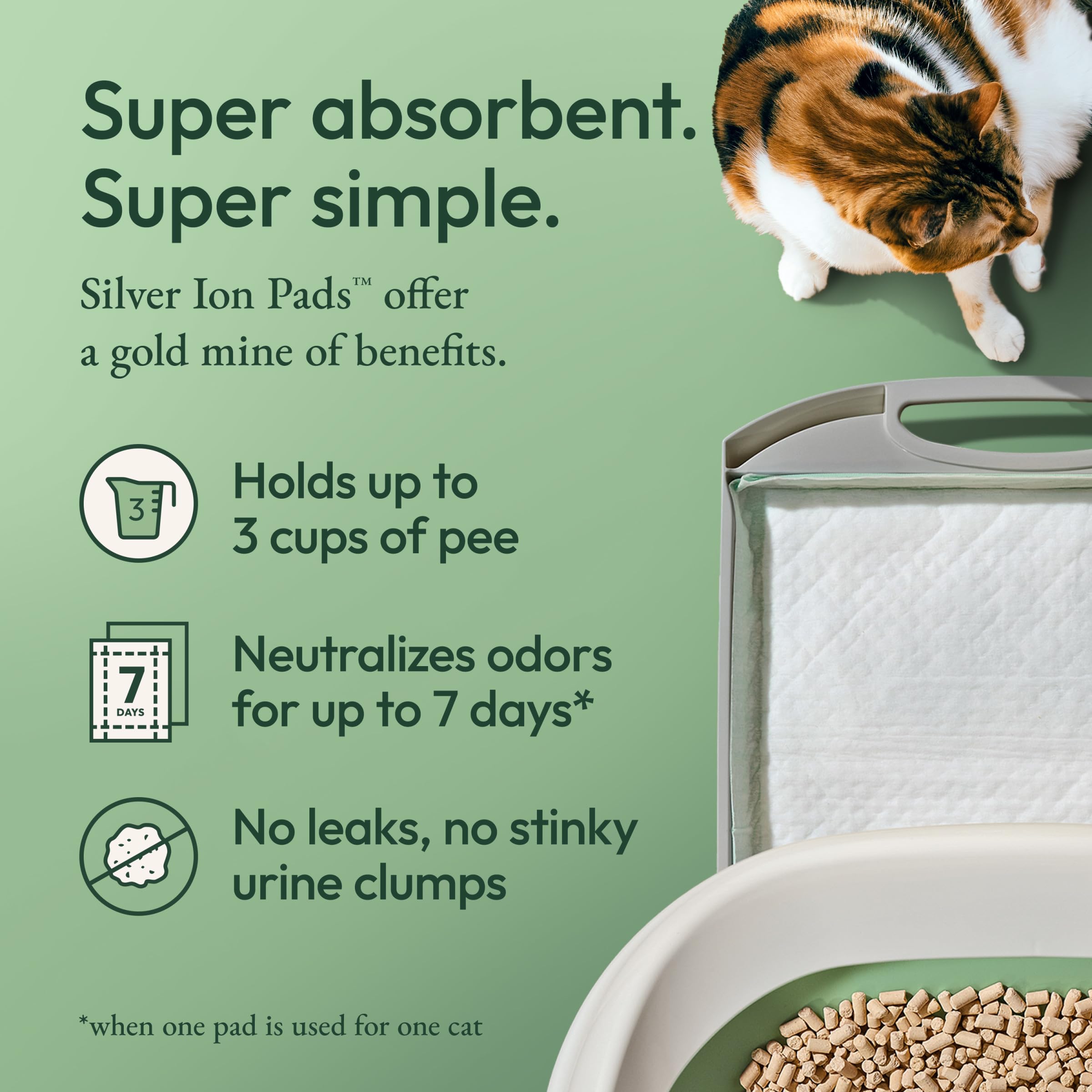 Purina Tidy Cats Cat Litter Breeze Pads Refill Pack Multi Cat Litter Pads - 8 ct. Bag
