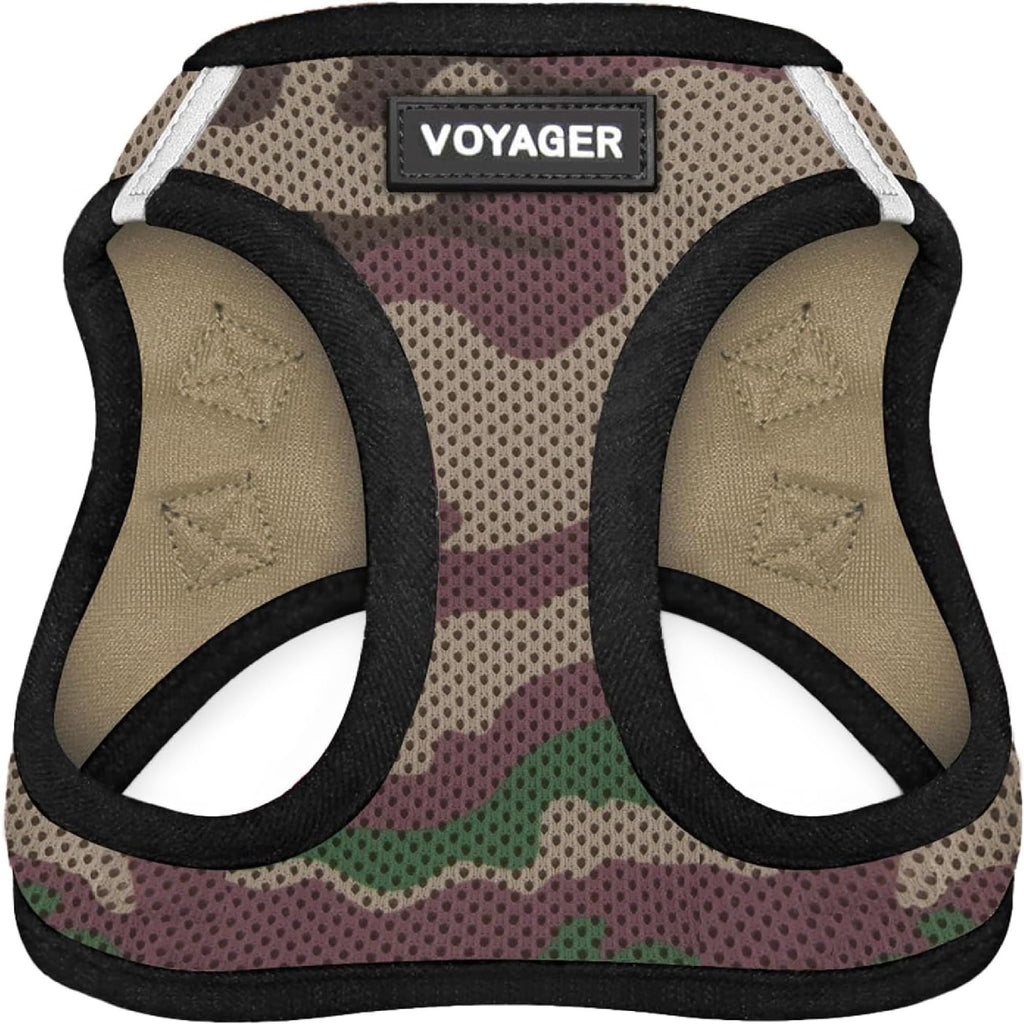 Voyager Step-in Air Dog Vest Harness - Army, Small