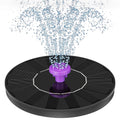 Solar Bird Bath Fountain Pump, Solar Powered Water Pump, Outdoor Water Fountain with 8-in-1 Nozzles, 4 Fixed Pipes for Hummingbirds, Garden, Pool, Pond