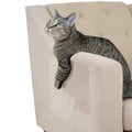 Kitty City Cat Furniture Protector – Heavy-Duty Scratch Guard for Sofas & Chairs – Multi-Pack Peel-and-Stick Cat Claw Protector, Transparent, Flexible, Pet-Friendly, Residue-Free (8 Pieces)