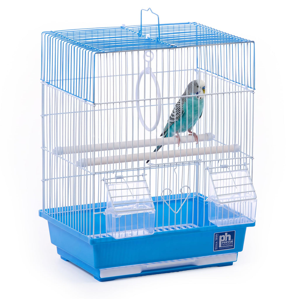 Prevue Pet Products Parakeet Square Roof Bird Cage with Handle
