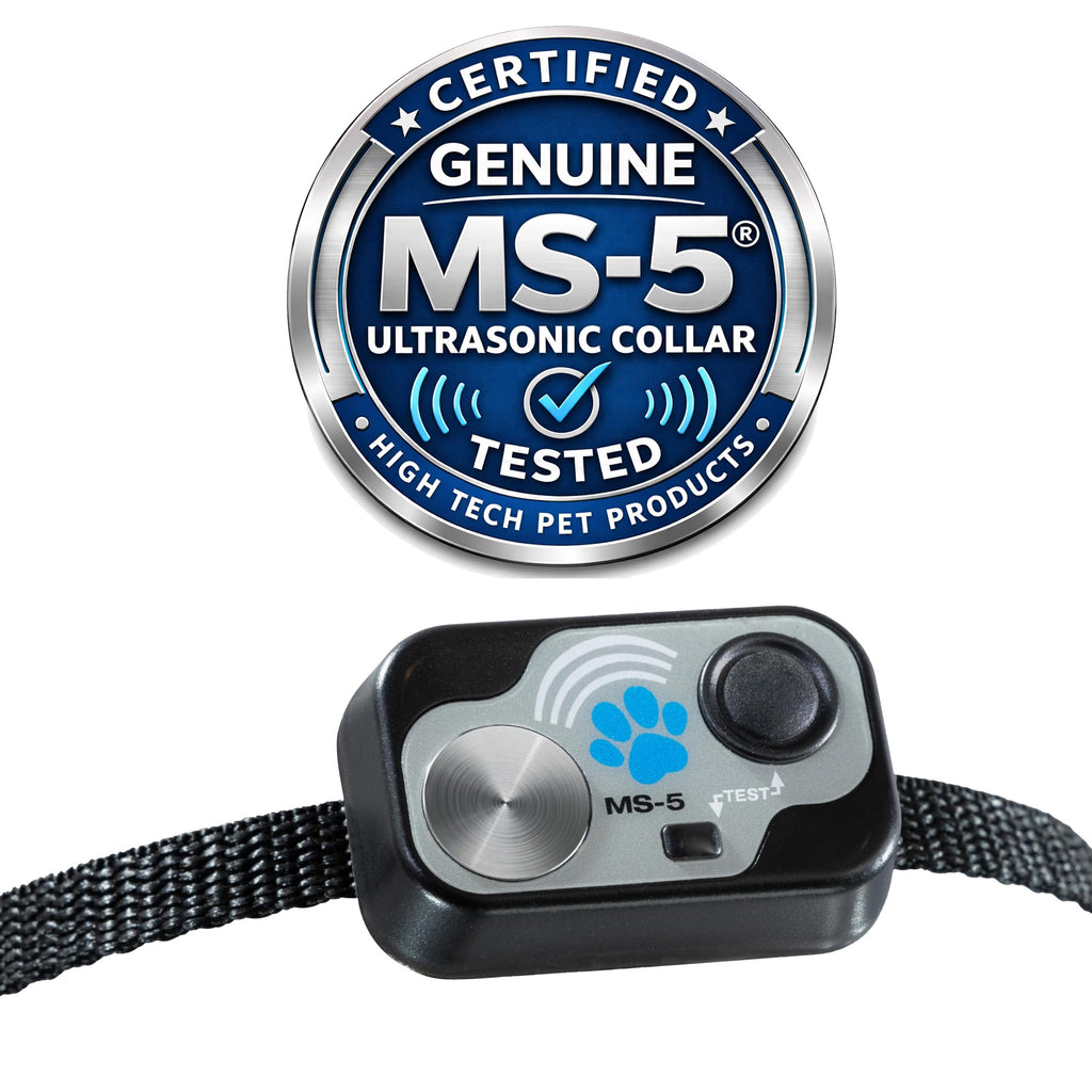 Genuine MS-5® Automatic Pet Door Collar 2-Pack, Tested & Certified by High Tech Pet with 6 Free Premium Batteries. Complies with Power Pet Door Performance Warranty.