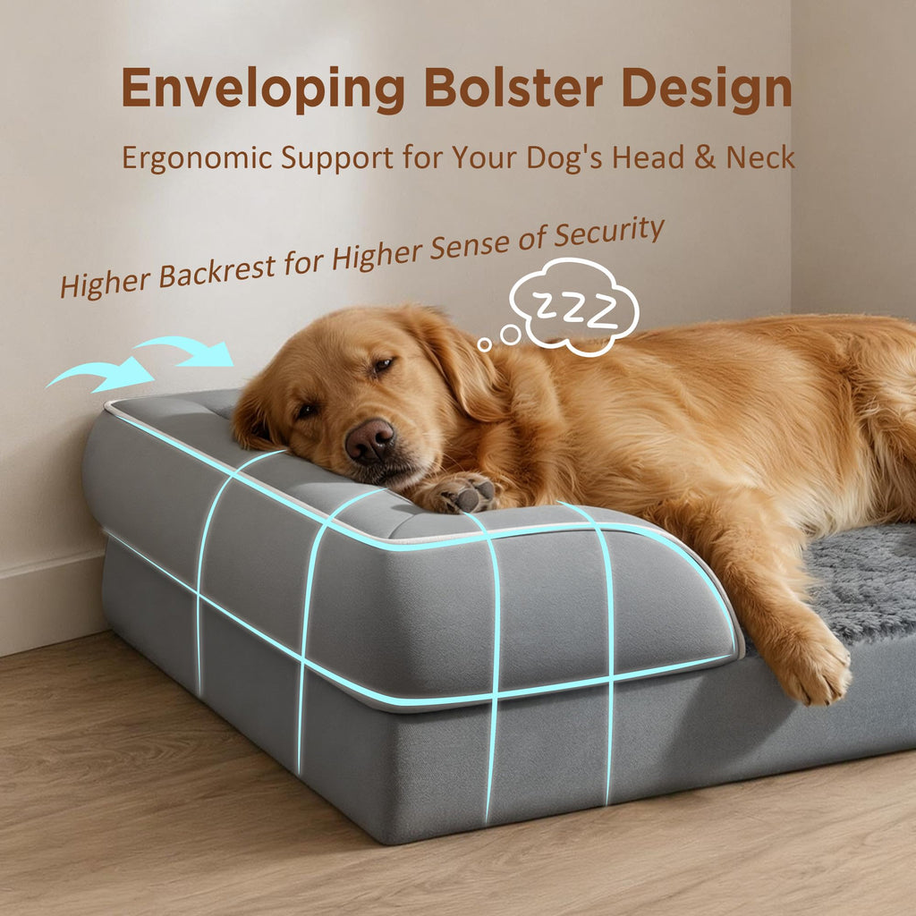 Comfort Expression Waterproof Orthopedic Dog Beds for Large Sized Dog