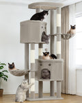 Cat Tree for Indoor Cats Large Adult, 84 in Extra Tall Heavy Duty Cat Tower