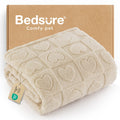 Bedsure Dog Blanket for Small Dogs Puppy Cats with Soft Fleece 25x35 White