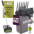 Neater Pet Brands Lift N' Bag Dog Pooper Scooper with 22" Pole, 15 Bags
