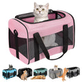 top tasta cat Carrier Large Dog Cat Carriers Puppies up to 30Lbs, Big Dog Carrier Soft Sided, Collapsible Travel Puppy Carrier (X-Large, Pink)