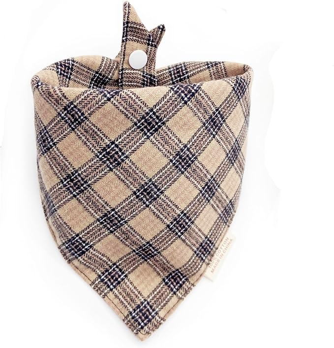 Dog Bandana(Midnight Lagoon Plaid L)