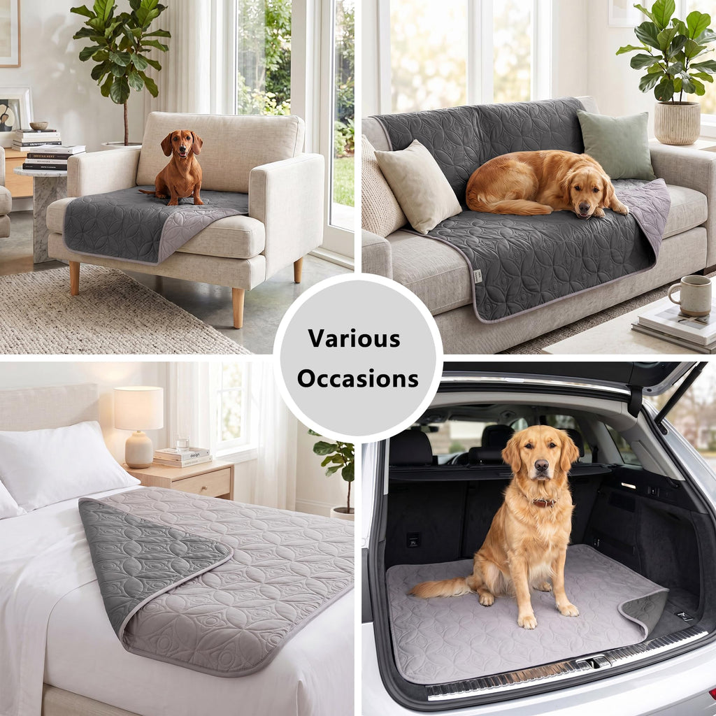 Tuffeel Waterproof Couch Cover for Dogs - Washable Pets Furniture Protector