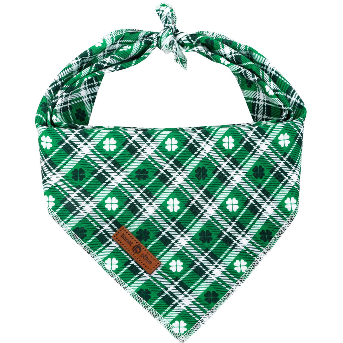 Lionet Paws Christmas Dog Bandana Washable Cotton Handkerchief Scarf Triangle Christmas Red Plaid Dog Bandanas for Medium Large Dogs Girl Boy
