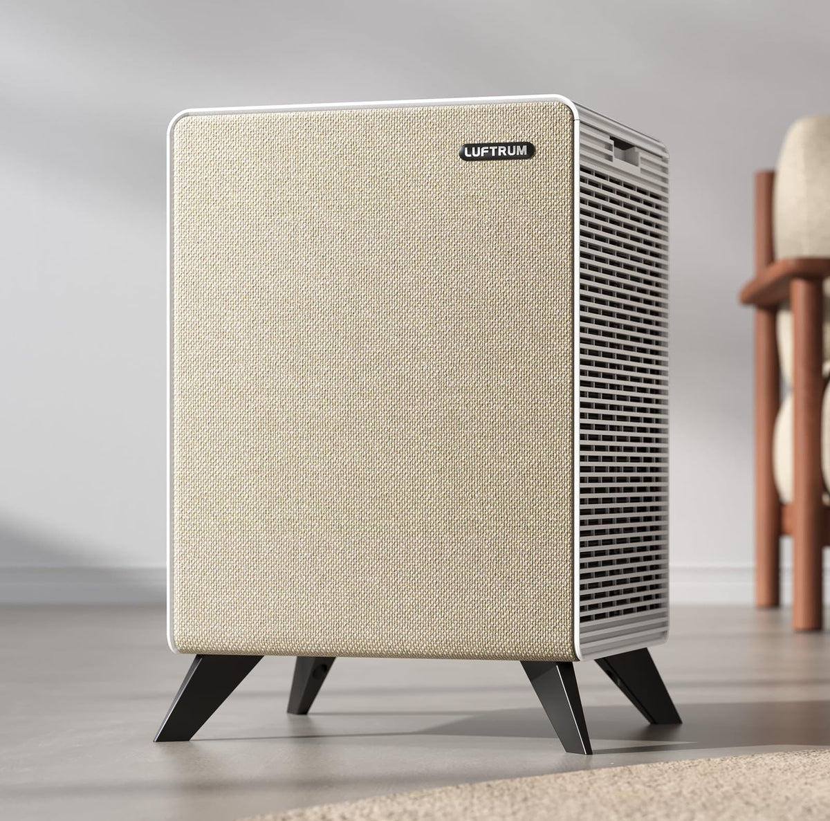 LUFTRUM Air Purifiers for Home Large Room Up to 2250 ft² - Remove 99% of Smoke Allergies Pet Dander Odor - Dual 3-Stage Filter of Washable Filter and with AQI