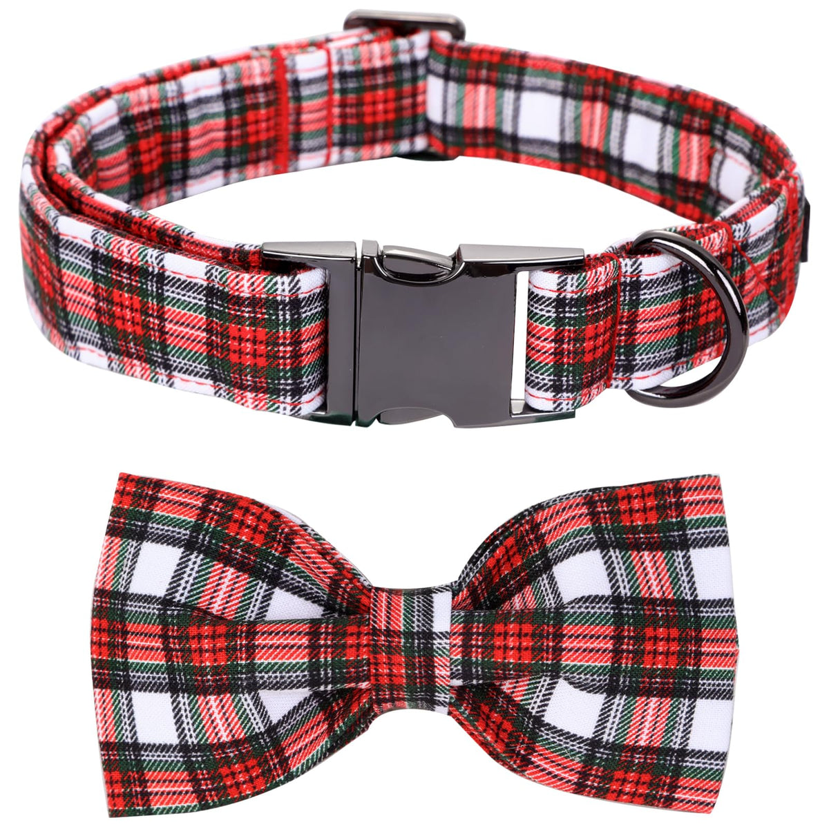 Bobo Rainbow Dog Collar - Thanksgiving Turkey Pet Collar Bowtie Gift Puppy Cute Bow Collar Adjustable Metal Buckle Soft Cute Collars for X-Small Dogs