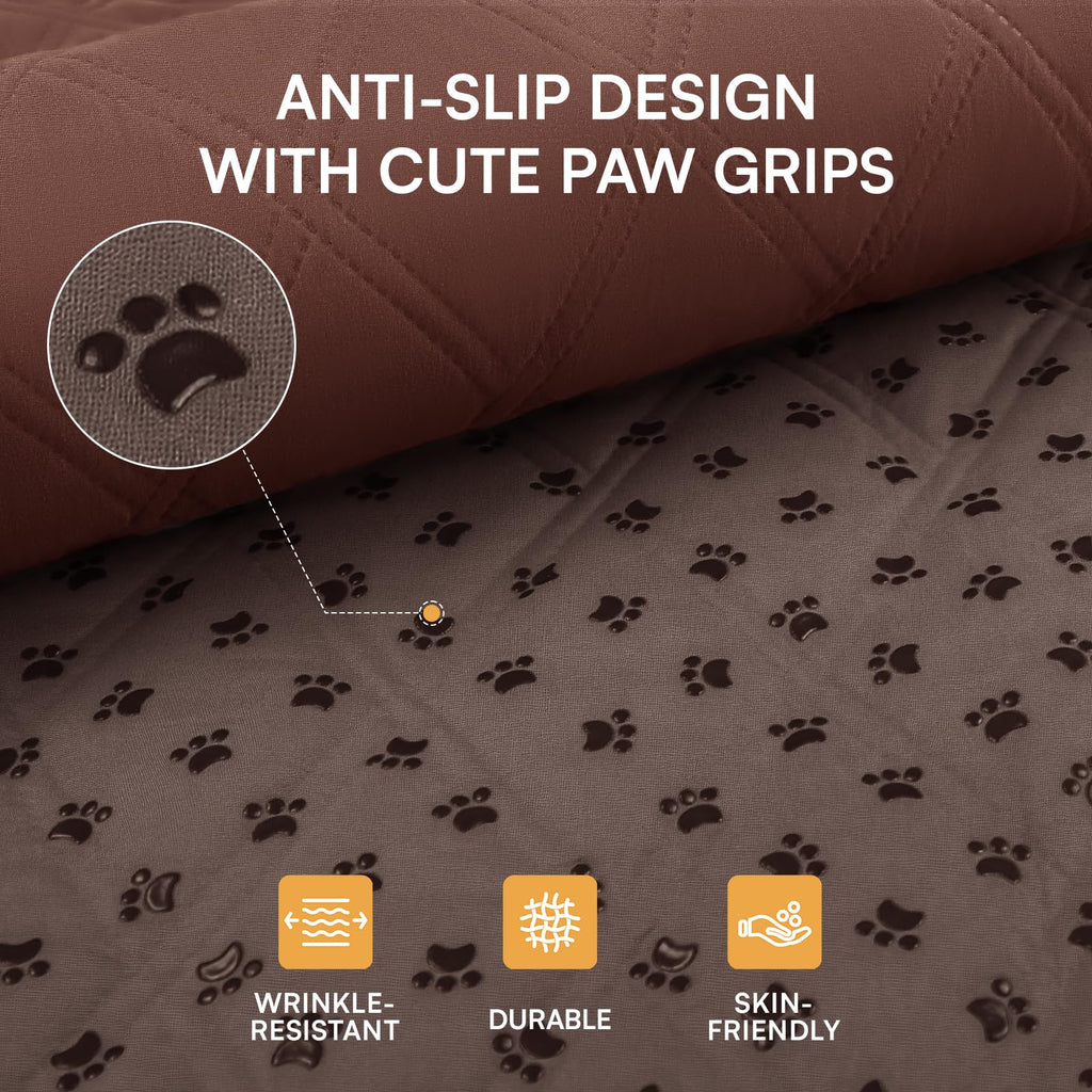 Luciphia Waterproof Couch Cover for Dogs, Non-Slip Pet Sofa Protector
