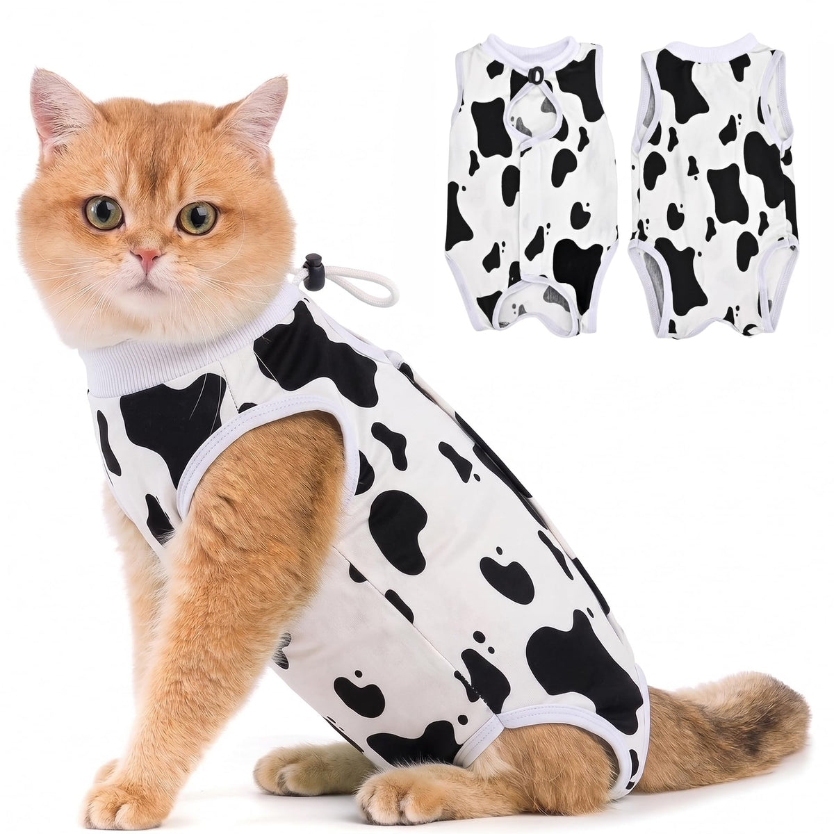 Avont Cat Recovery Suit - Kitten Onesie for Cats After Surgery