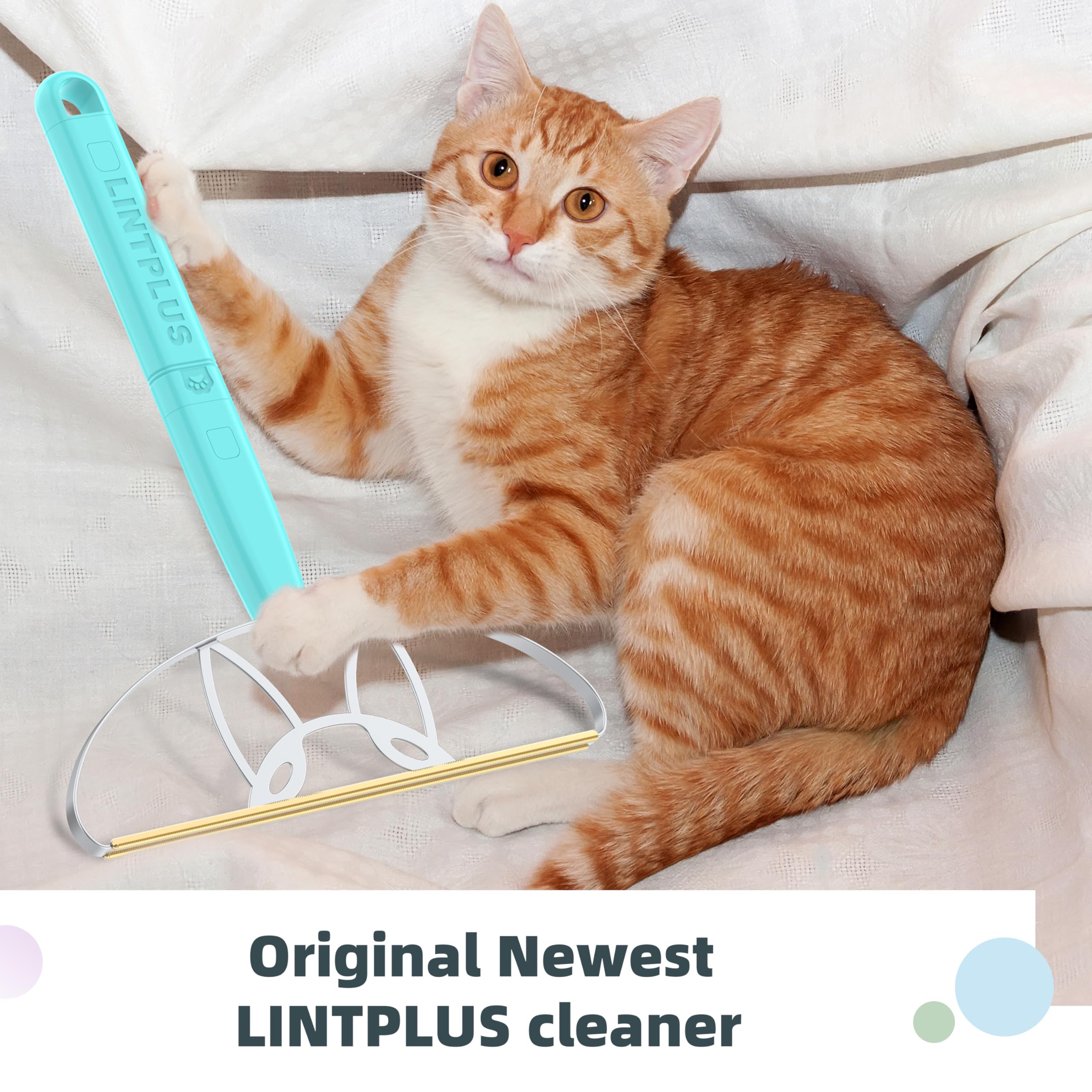 Flex Max Pet Hair Remover by LINTPLUS-Adjustable Pet Hair Removal Tool 2X More Effective Than Pro, Dog & Cat Hair Remover for Rugs, Couches & Pet Towers-Effortlessly Removes All Hair!