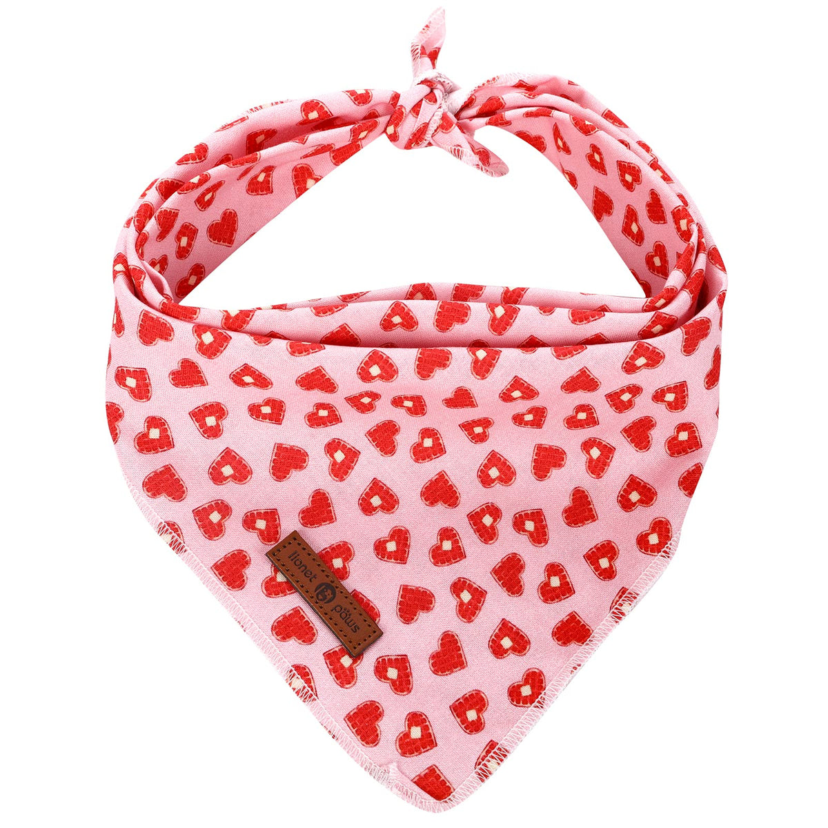 Lionet Paws Christmas Dog Bandana Washable Cotton Handkerchief Scarf Triangle Christmas Red Plaid Dog Bandanas for Medium Large Dogs Girl Boy