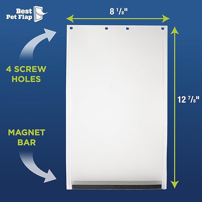 Medium Non PVC Compatible w/PetSafe PAC11-11038 - 8 1/8" x 12 7/8" Longer Lasting, Most Energy Efficient, Less Shrinkage, BPA Free