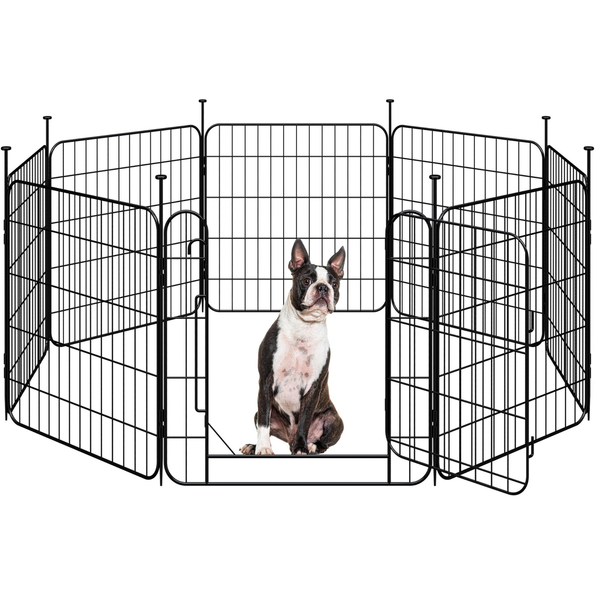 Yaheetech 24in 16-Panel Expandable Dog Playpen for Puppy/Small Animals