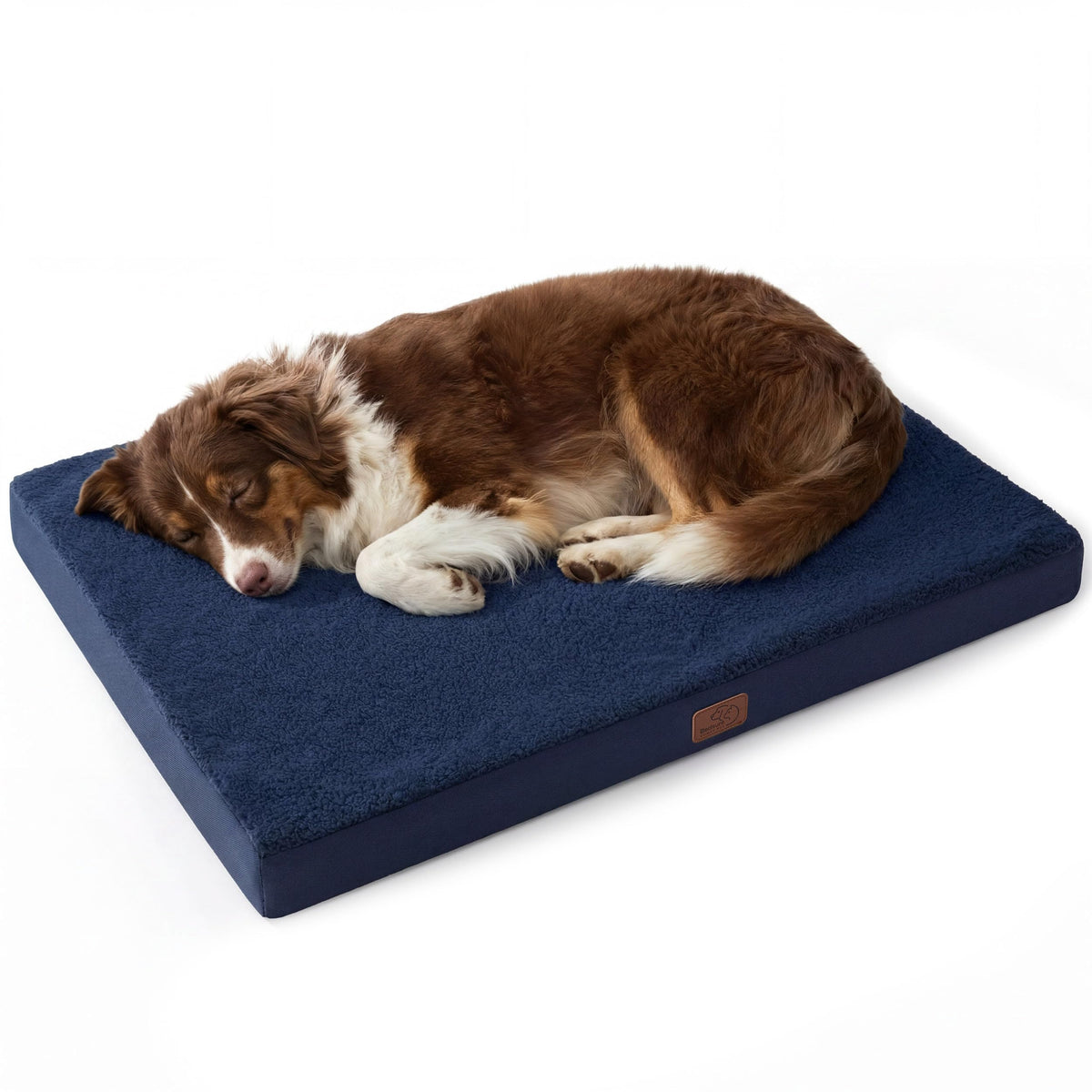 Bedsure Small Dog Bed, Cat Puppy Bed with Comfy Sherpa, 24"x16" Dark Grey