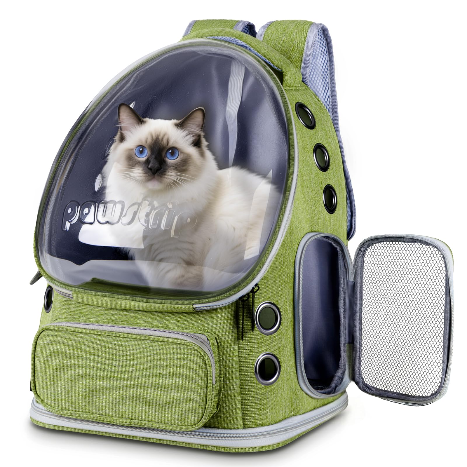 Cat Backpack Carrier Clear Bubble Window for Cats & Small Dogs up to 15 lb