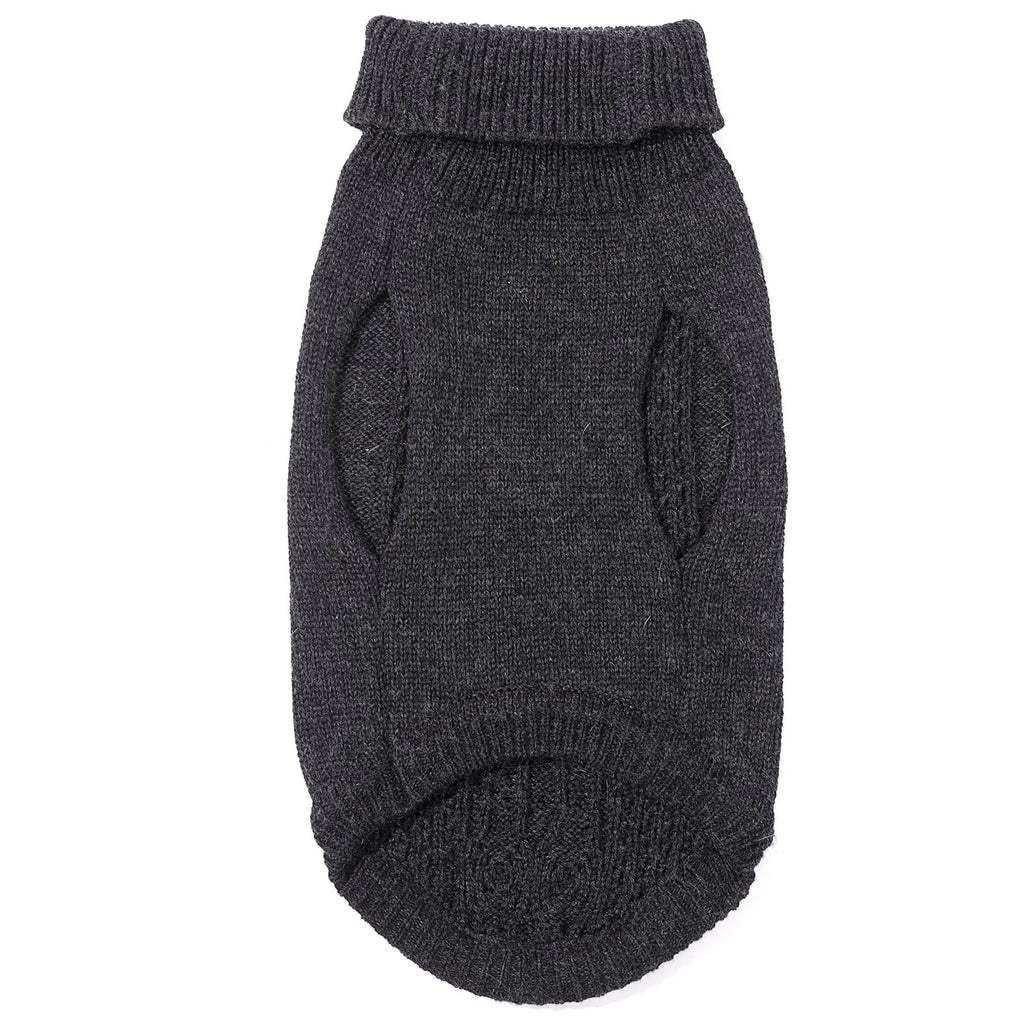 Jnancun Cat Sweater Stretchy,19 Colors,6 Sizes,Snug Winter (Dark Gray, Small, Vest)