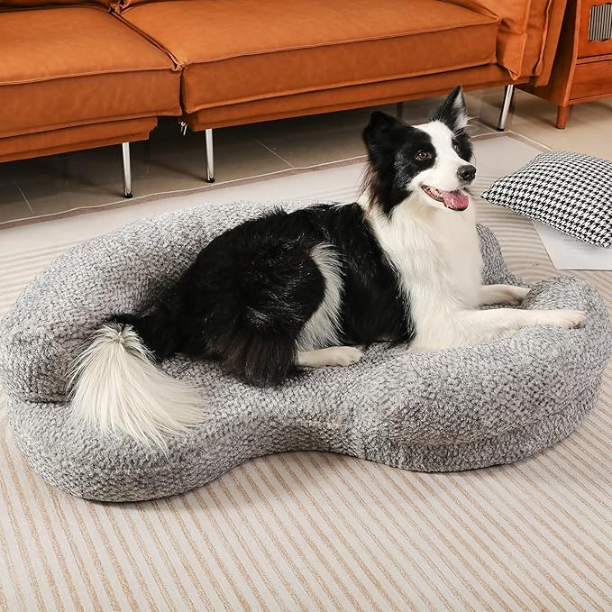 DogTender Circle Dog Bed for Small Dogs, Calming, Orthopedic Memory Foam